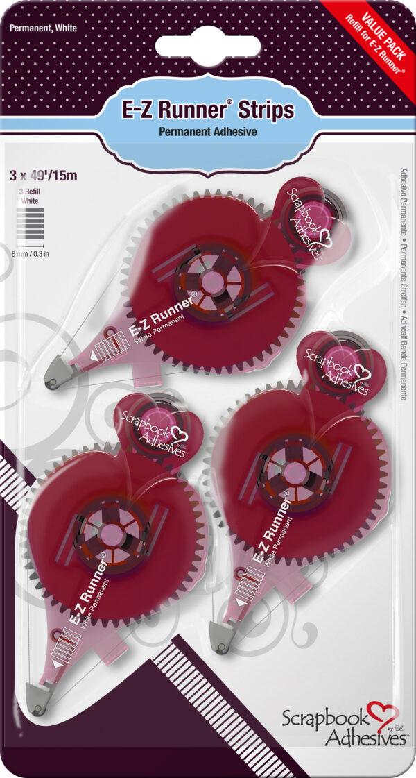 Scrapbook Adhesives E-Z Runner Strips Refill Value Pack