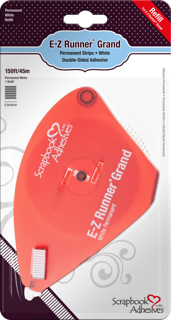 Scrapbook Adhesives E-Z Runner Grand Permanent Strips Refill